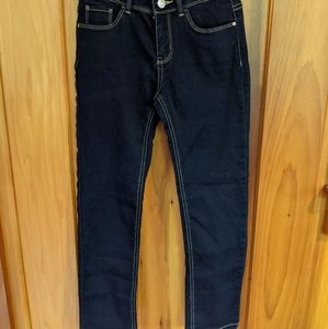 Girls Jordache Skinny Jeans, dark denim, size 8